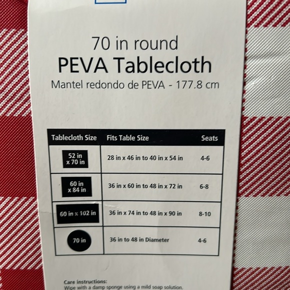 (8) Mainstay Tablecloth’s - Picture 6 of 6